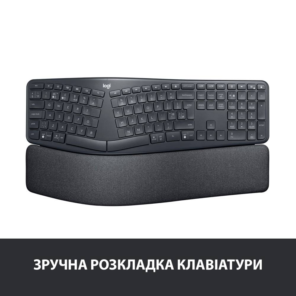 Клавіатура LOGITECH ERGO K860 US (920-010108) Комплектація клавіатура