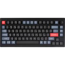 Клавіатура Keychron V1 84 Key QMK Gateron G PRO Blue Hot Swap RGB Carbon USB Black (V1B2_KEYCHRON)