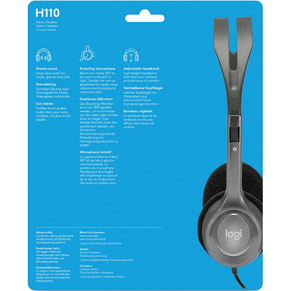 Покупка Гарнітура LOGITECH Stereo Headset H110