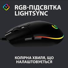 Миша LOGITECH G102 Lightsync USB Black (910-005823)