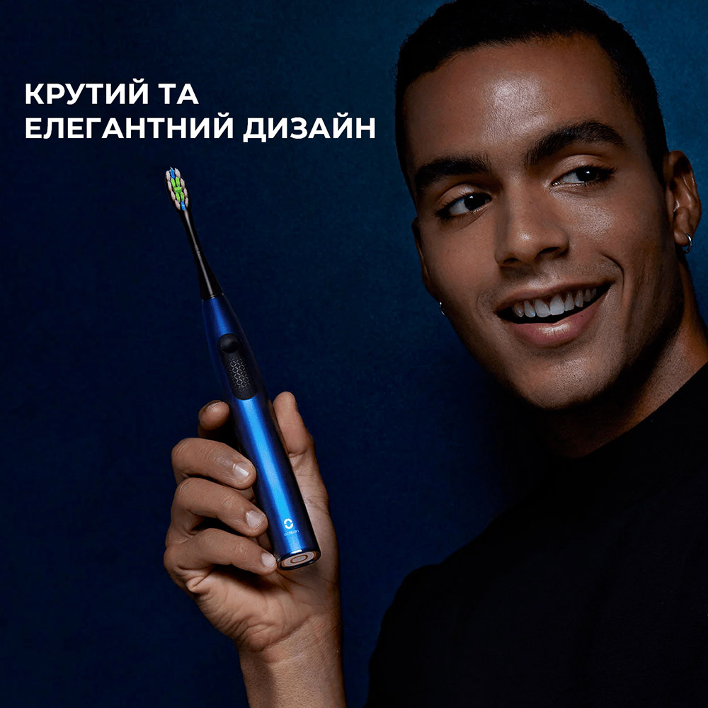 Зубная щетка Oclean F1 Dark Blue (Международная версия) (6970810551501) Дизайн для взрослых