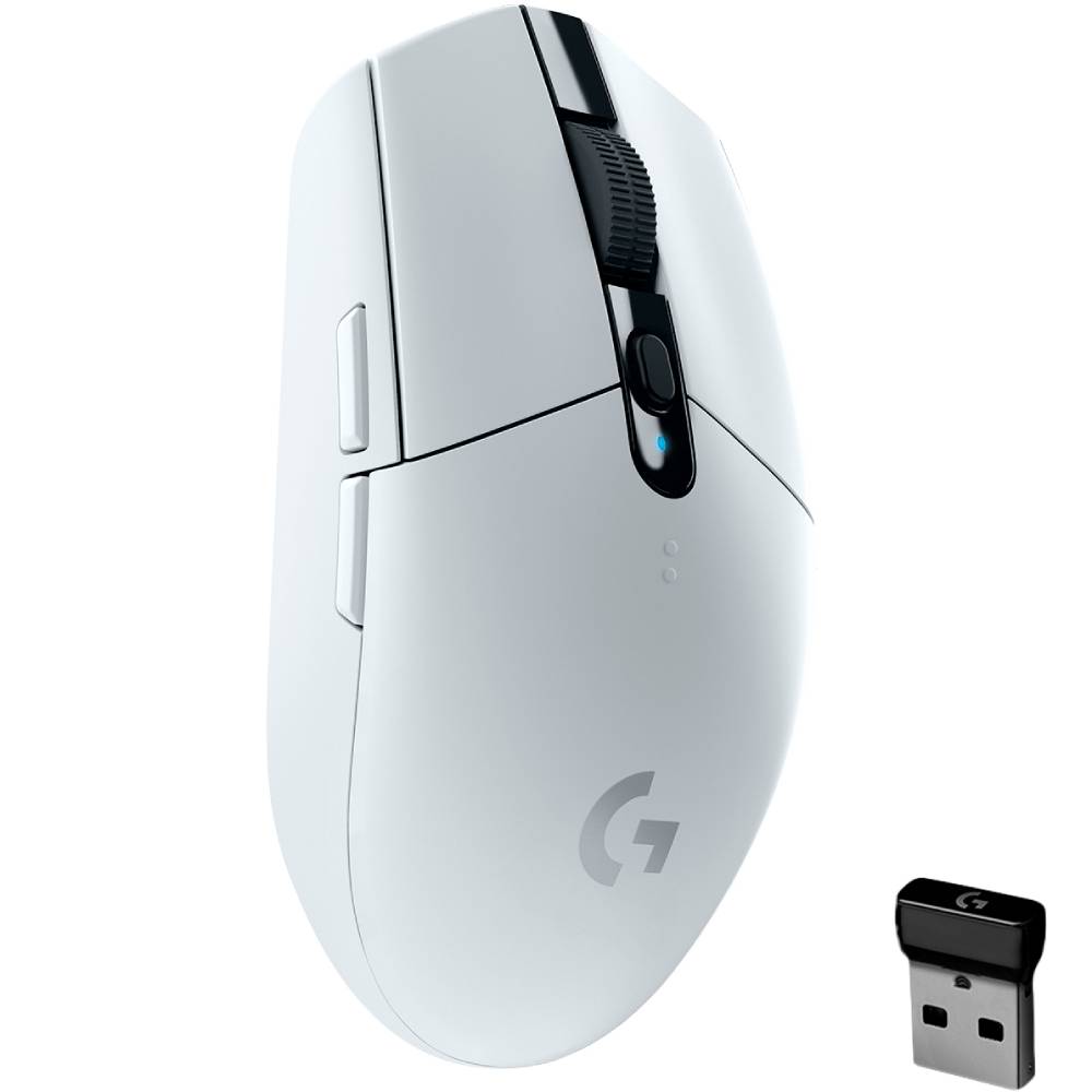 Изображение Мышь LOGITECH G305 LIGHTSPEED WHITE (L910-005291)