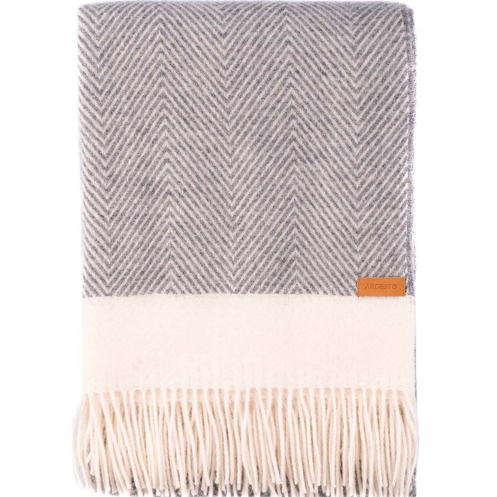 Плед ARDESTO Leonardo Bianco 140 x 200 см Grey (ART0502LB) Вид один предмет
