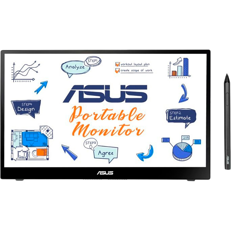 Монітор ASUS ZenScreen Ink MB14AHD (90LM063V-B01170)