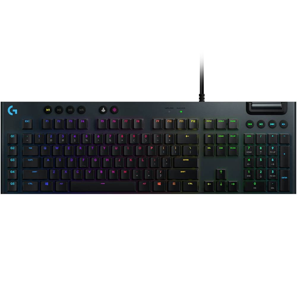Клавиатура LOGITECH G815 LIGHTSYNC RGB Gaming GL Clicky Rus Carbon (920-009095)