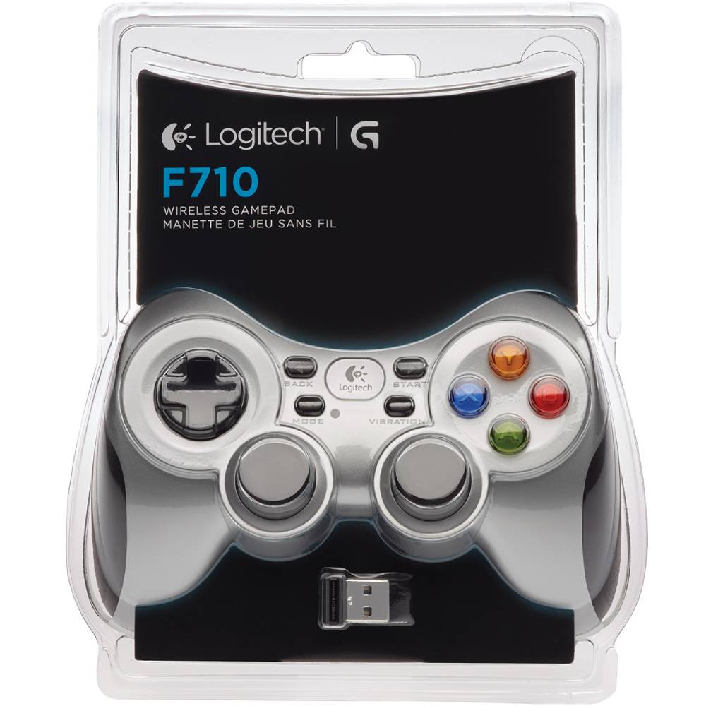 Геймпад LOGITECH WIRELESS GAMEPAD F710 Вібраційна система True