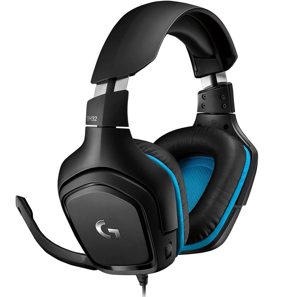 Покупка Гарнитура LOGITECH G432 7.1 Surround Sound Wired Gaming Headset (981-000770)