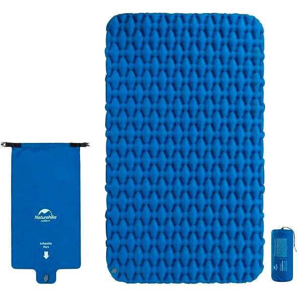 Коврик с надувным мешком Naturehike FC-11 NH19Z055-P 65 мм Blue (6927595735428)