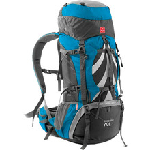 Рюкзак туристический NATUREHIKE NH70B070-B 70 л + 5 л Blue (6927595709023)