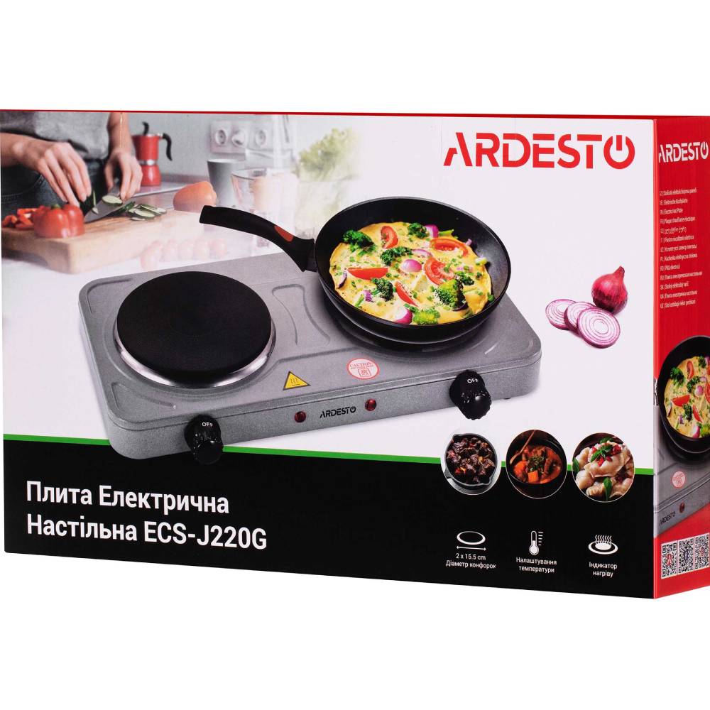 Плитка ARDESTO ECS-J220G Потужність 2000