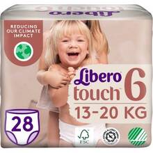 Подгузники-трусики LIBERO Touch Pants 6 13-20 кг 28 шт (7322541739670)