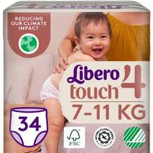 Підгузки-трусики LIBERO Touch Pants 4 7-11 кг 34 шт (7322541739991)