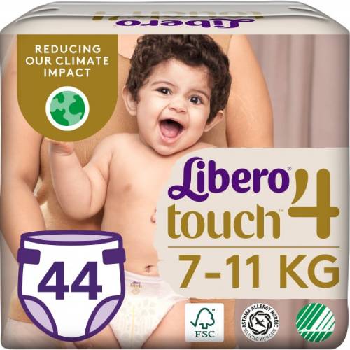 Подгузники LIBERO Touch 4 7-11 кг 44 шт (7322541750217)