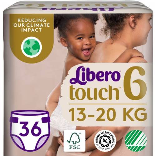 Подгузники LIBERO Touch 6 13-20 кг 36 шт (7322541750255)