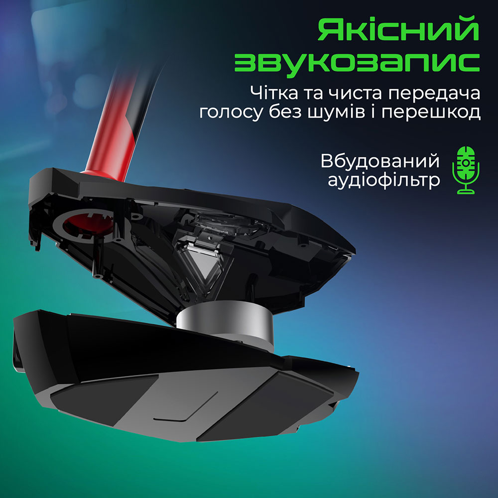 Микрофон Vertux Streamer-4 AUX 3.5 мм Red (streamer-4.red) Тип для персонального компьютера