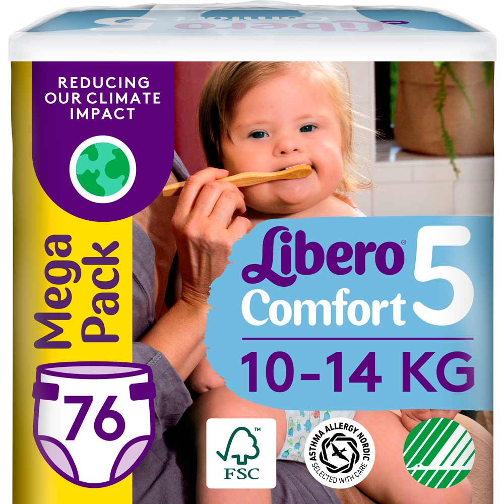 Подгузники Libero Comfort 10-14 кг 5 76 шт (7322541756912)