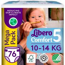 Підгузки Libero Comfort 10-14 кг 5 76 шт (7322541756912)