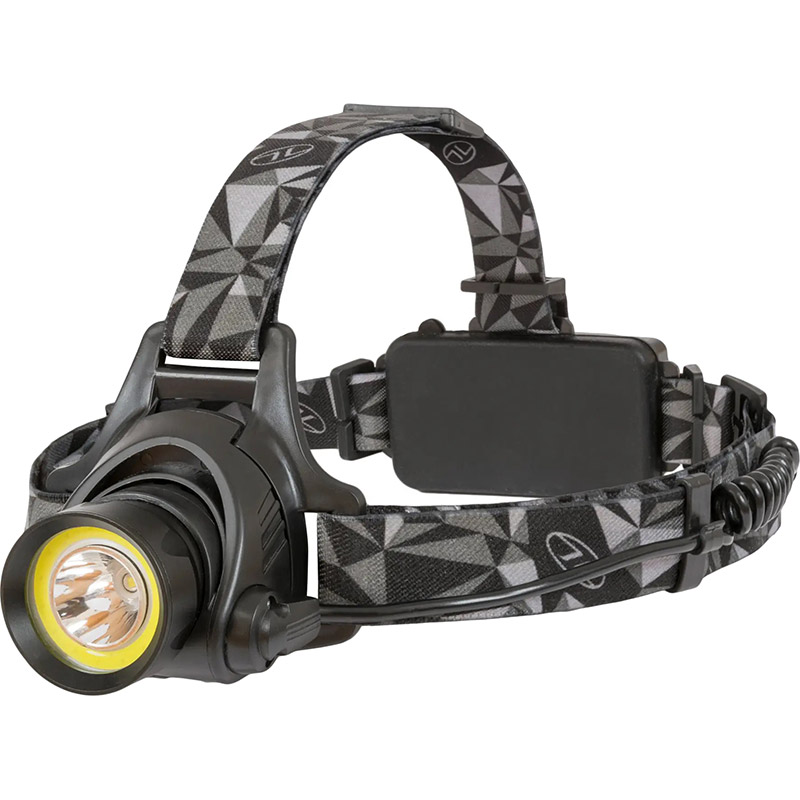 Ліхтар налобний HIGHLANDER Polaris 550 Rechargable Head Torch Black (TOR195)