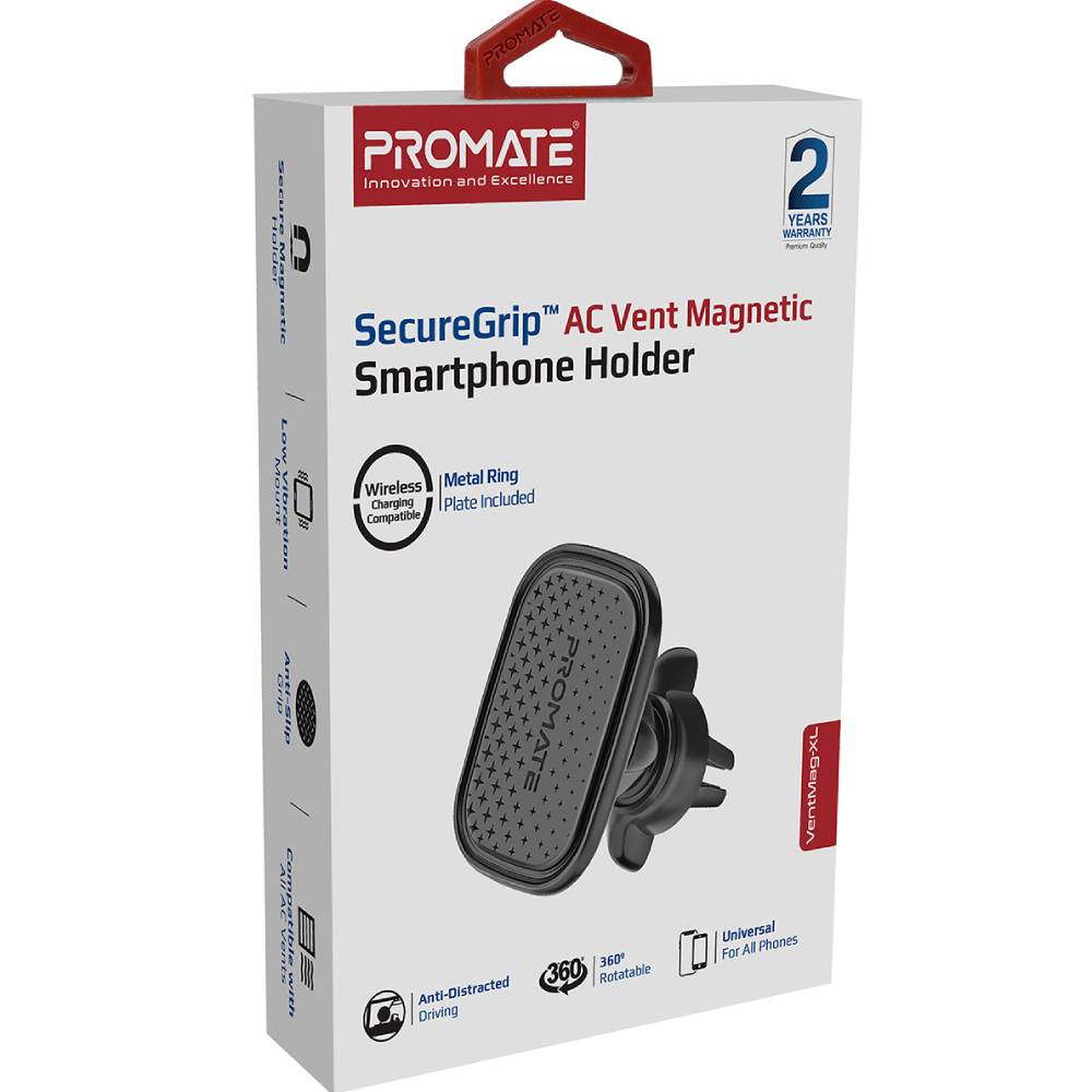 Утримувач PROMATE VentMag-XL Black (ventmag-xl.black) Тип тримач (магніт)