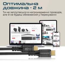 Кабель PROMATE USB-C-USB-C 2 м (powerbolt240-2m.black)