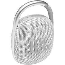 Портативна акустика JBL Clip 4 Eco White (JBLCLIP4ECOWHT)