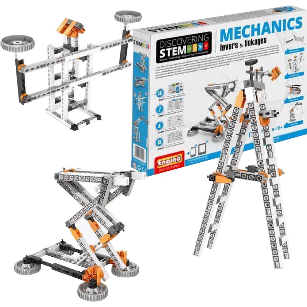 Конструктор ENGINO Stem Механіка: Важелі та Зчеплення (STEM01)