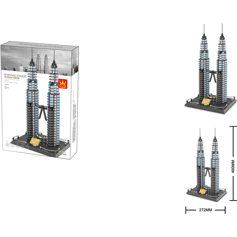 Конструктор Wange Башни Петронас Малайзия (5213) Тип классический