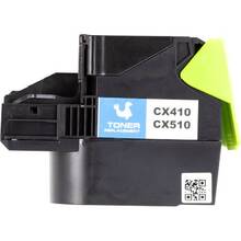 Картридж POWERPLANT Lexmark CX310/CX410/CX510 CY з чіпом (PP-TFL274C)