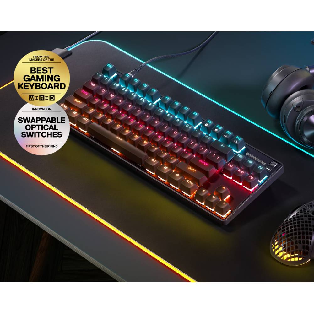 Изображение Клавиатура STEELSERIES APEX 9 TKL (64847)