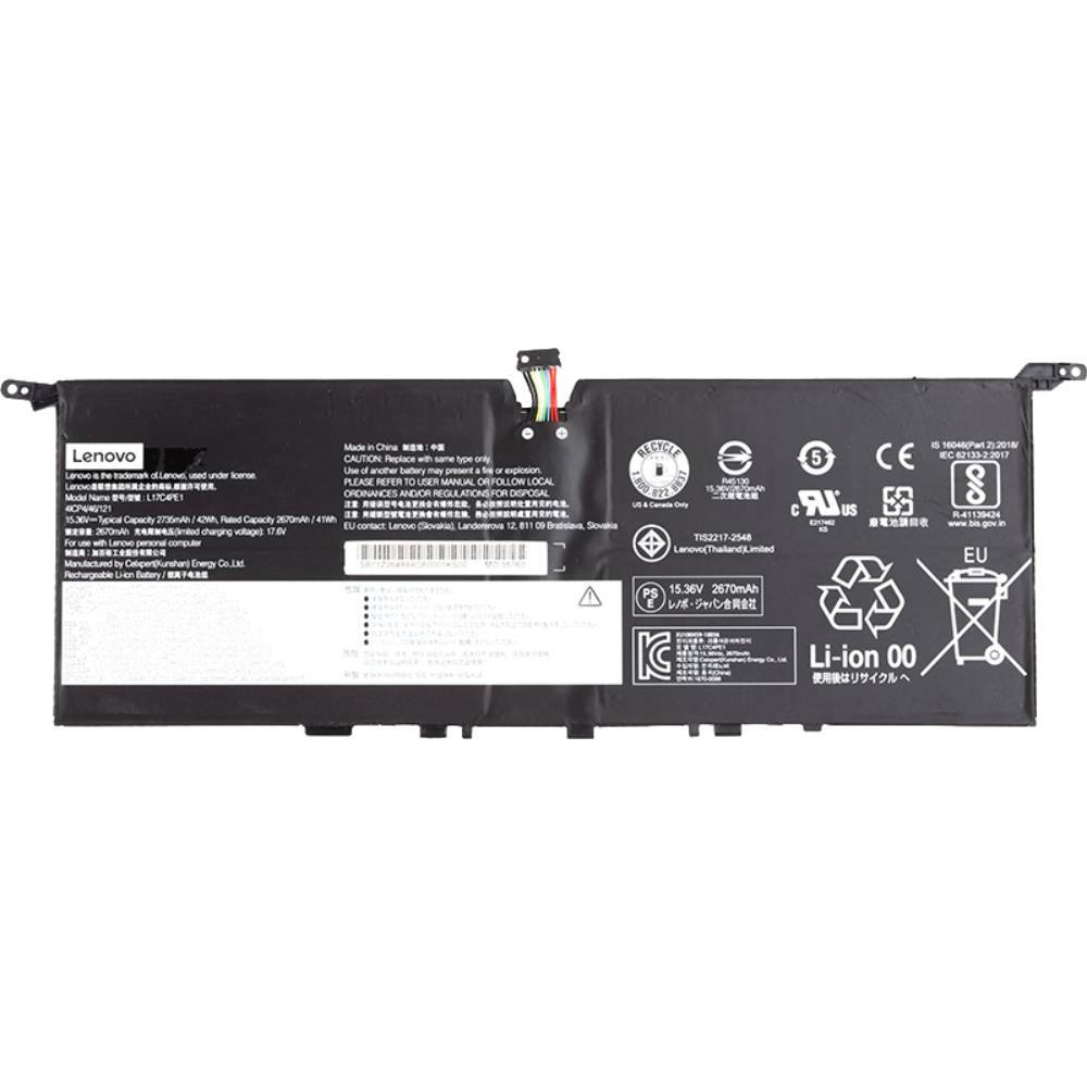 Акумулятор для ноутбука LENOVO Yoga S730-13IWL 15.36V 2735mAh (NB481415)
