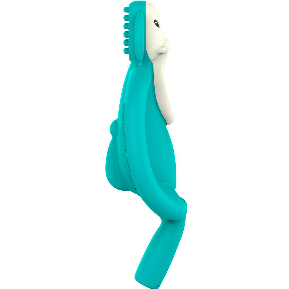 Іграшка-прорізувач Matchstick Monkey Слон Turquoise 11 см (MM-E-001) Вік від 3 місяців
