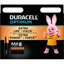 Лужні батарейки DURACELL Optimum AAA 8 шт (5015602)