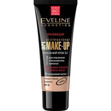 Тональний крем EVELINE PROF.ART Make-Up 3 в 1 Натуральний (5901761993790)