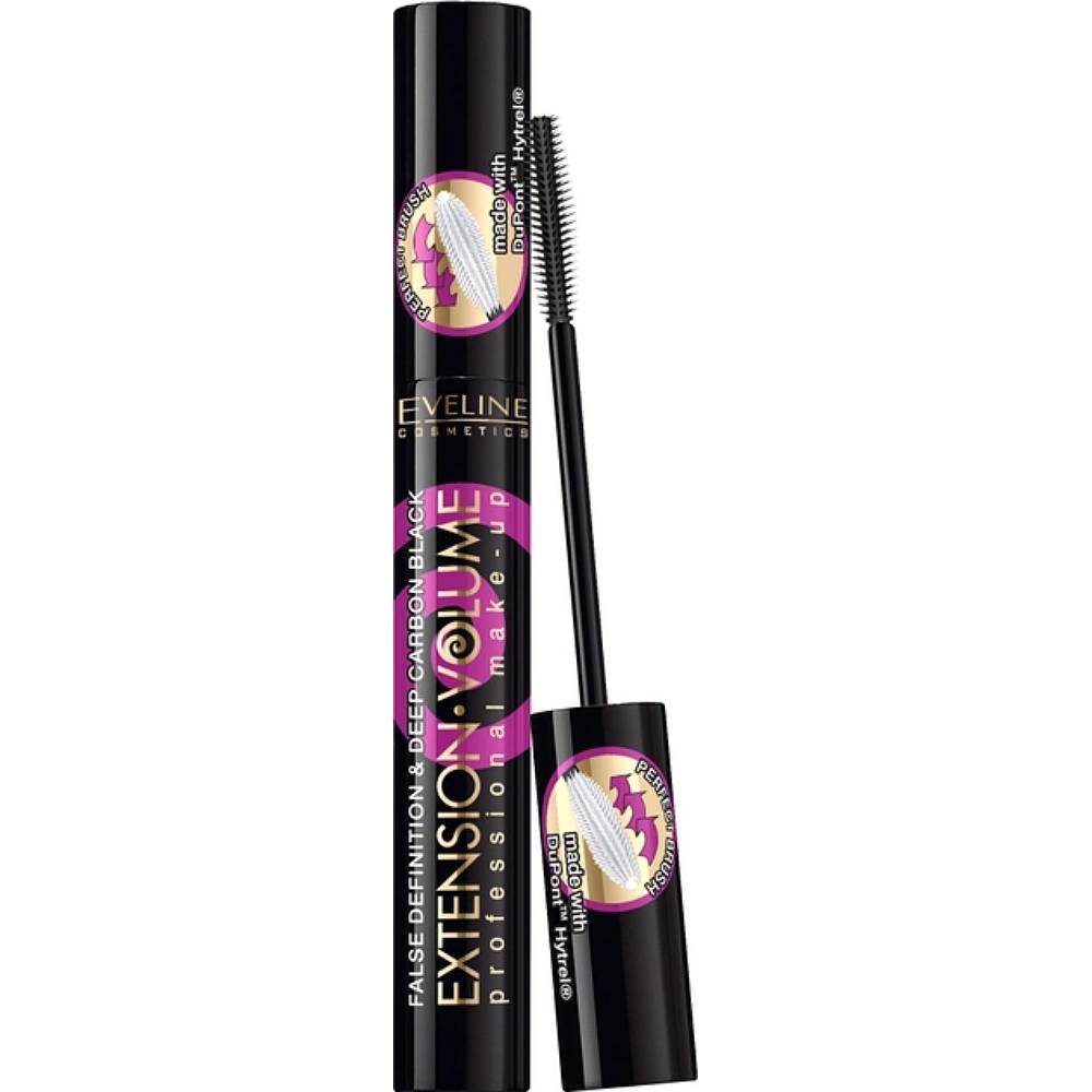 Тушь EVELINE Extension Volume Professional Make Up Объем Black (5907609335982) Тип декоративная косметика