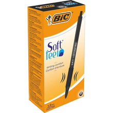 Набір ручок BIC Soft Feel Clic Grip 12 шт Black (837397)