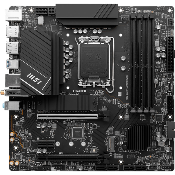 Материнская плата MSI PRO B760M-A WIFI DDR4 (911-7D99-001)