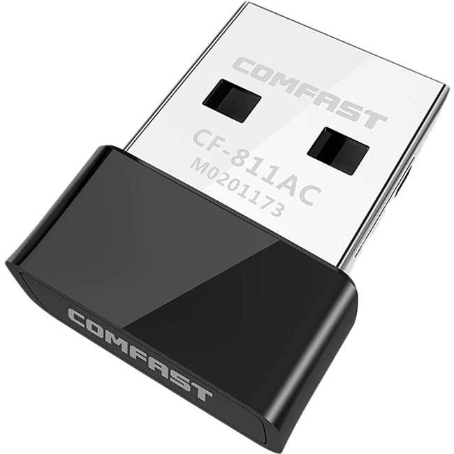 Wi-Fi адаптер COMFAST CF-811AC Інтерфейс USB