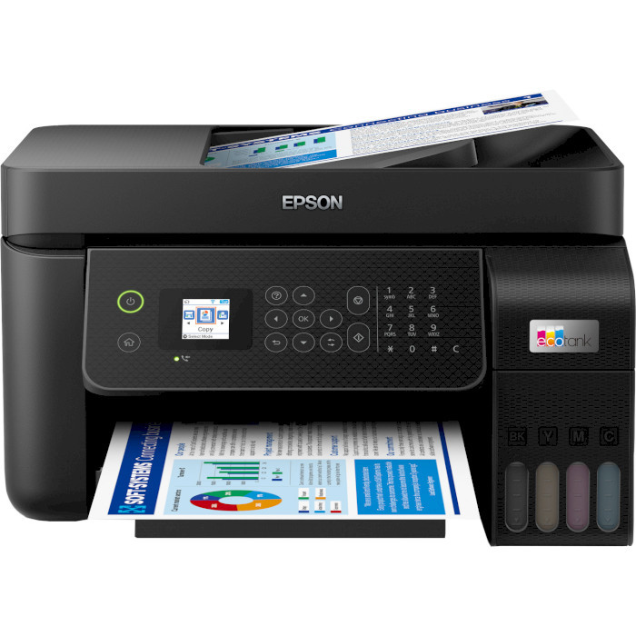 МФУ струйное EPSON EcoTank L5290 Wi-Fi Black (C11CJ65407)
