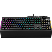 Клавиатура ASUS TUF Gaming K1 RGB 104key USB UA Black (90MP01X0-BKMA00)