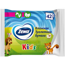 Туалетная бумага влажная Zewa Kids 42 шт (7322540796551)