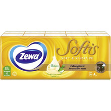 Носовые платочки Zewa Softis Soft&Sensitive 10x9 шт (7322540926262)