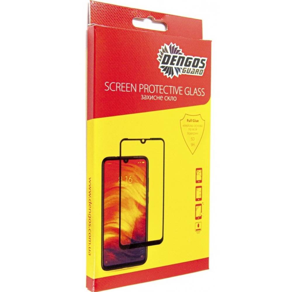 Защитное стекло DENGOS Glass Full Glue для Samsung Galaxy A54 5G Black (TGFG-267)