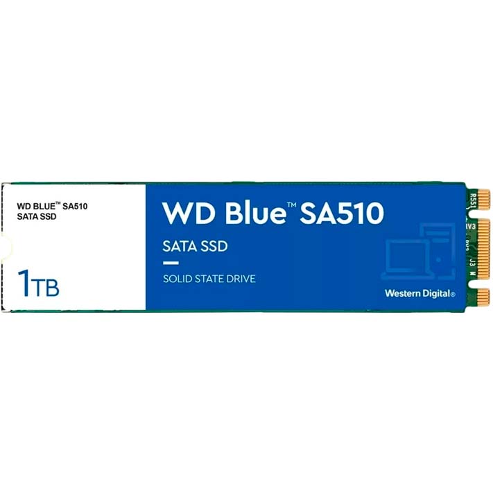 SSD накопитель Western Digital Blue SA510 1TB M.2 SATAIII TLC 3D (WDS100T3B0B) SSD накопитель Western Digital Blue SA510 1TB M.2 SATAIII TLC 3D (WDS100T3B0B)