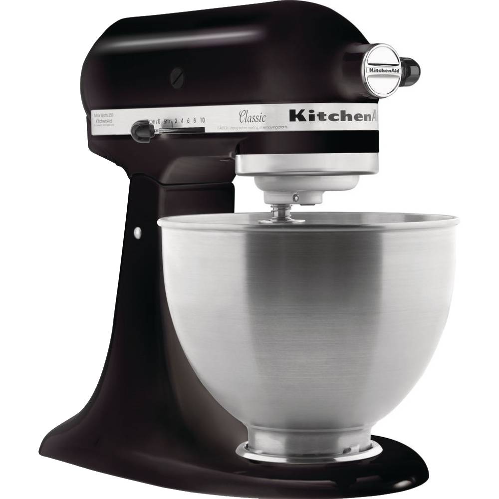 Кухонна машина KITCHENAID CLASSIC 4,3 л Black (5K45SSEOB) Комплектація Чаша, віночок, гак для тіста, насадка для густих сумішей;
