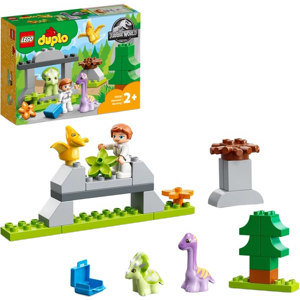 Конструктор LEGO DUPLO Jurassic World Ясли для динозавров 27 деталей (10938) Тематика герои фильмов и мультфильмов