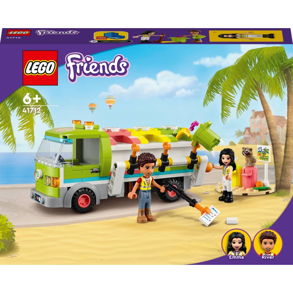 Конструктор LEGO Friends Вантажівка для переробки відходів 259 деталей (41712)