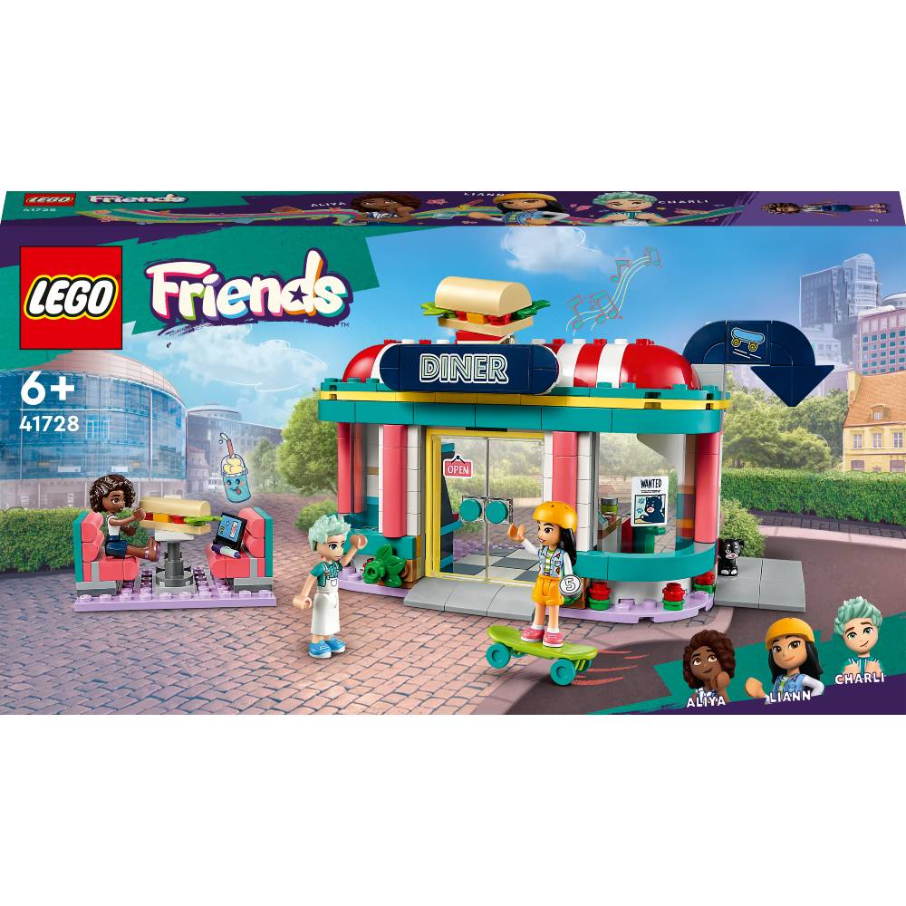 Конструктор LEGO Friends Хартлейк Сити: ресторанчик в центре города 346 деталей (41728)