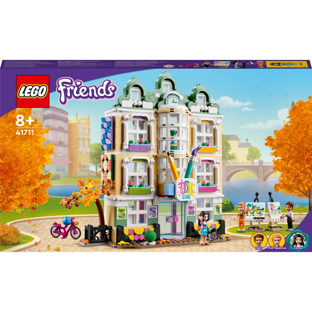 Конструктор LEGO Конструктор Friends Художня школа Емми 844 деталей (41711)