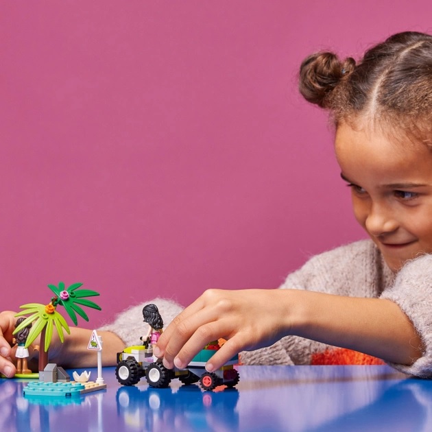 Конструктор LEGO Friends Автомобиль защиты черепах 90 деталей (41697) Крепление блок