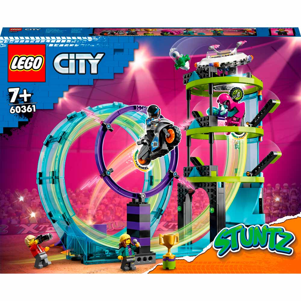 Конструктор LEGO City Stuntz Неймовірне завдання для каскадерів (60361)